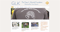 Desktop Screenshot of glkfoundation.org
