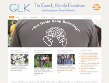 Tablet Screenshot of glkfoundation.org